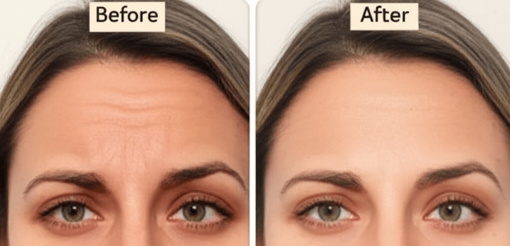 بوتاکس پیشانی